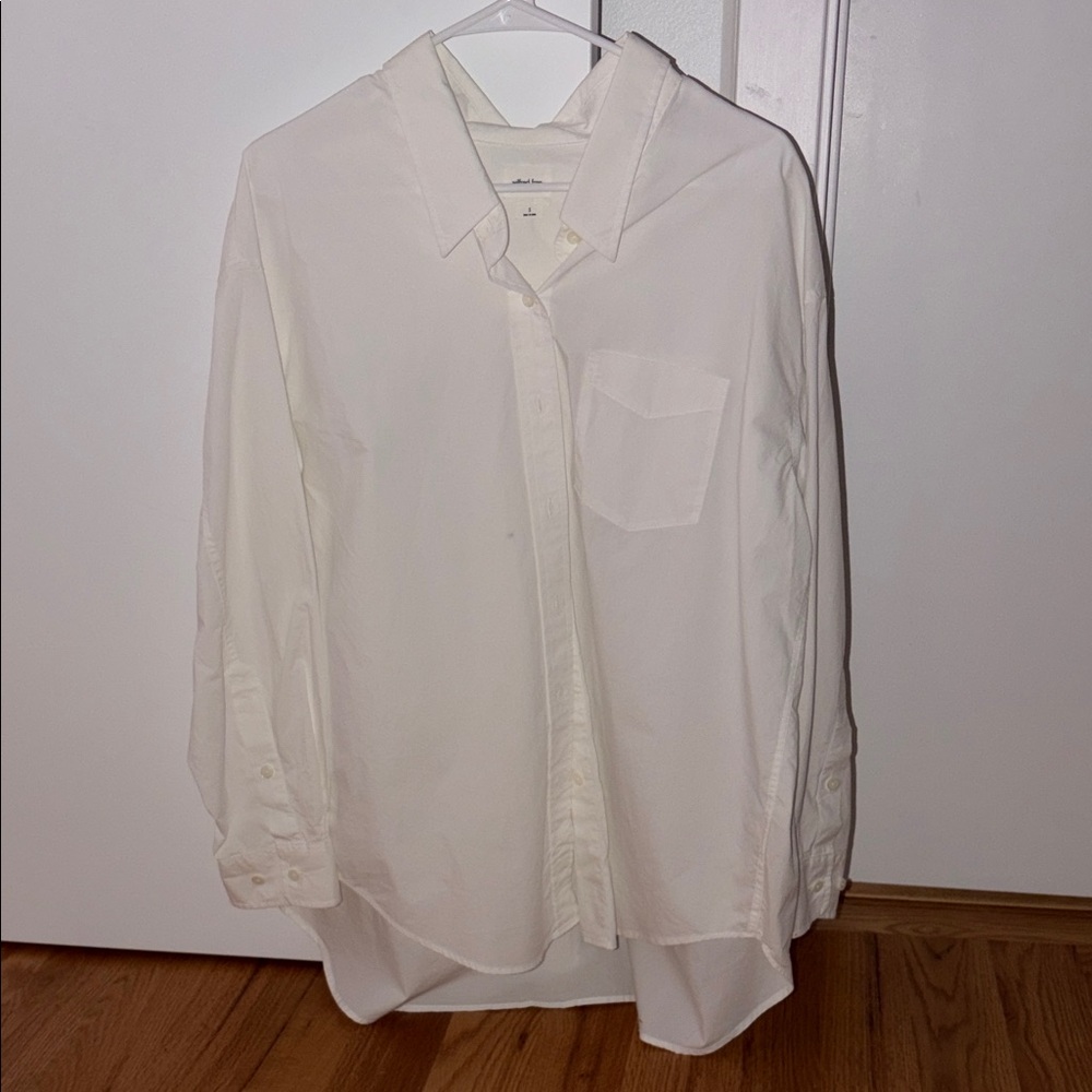 Aritzia Oversized Button-Up Shirt